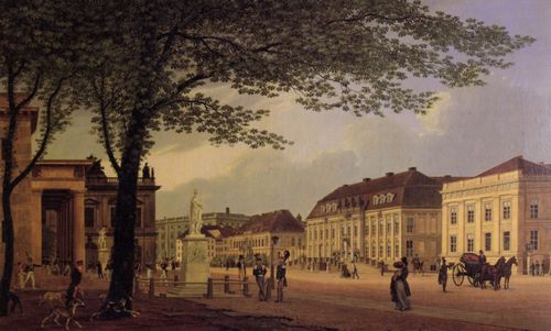 Brcke, Johann Wilhelm: Berlin, Unter den Linden, Kronprinzenpalais