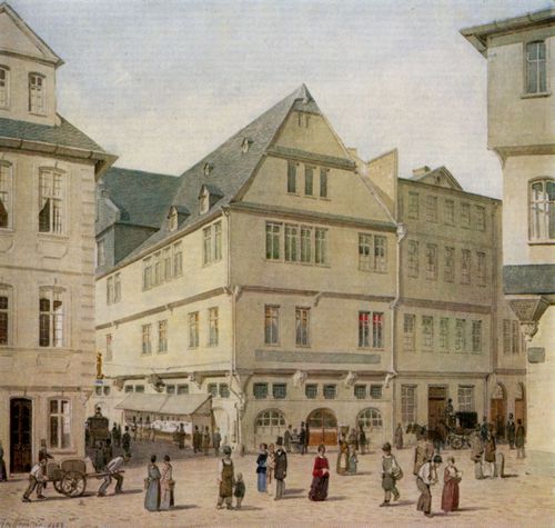 Reiffenstein, Carl Theodor: Frankfurt a.M., Neue Krme 15, Groe Sandgasse 2