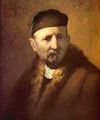 Rembrandt Harmensz. van Rijn: Bste eines alten Mannes mit Kappe