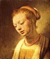 Rembrandt Harmensz. van Rijn: Porträt eines jungen Mädchens