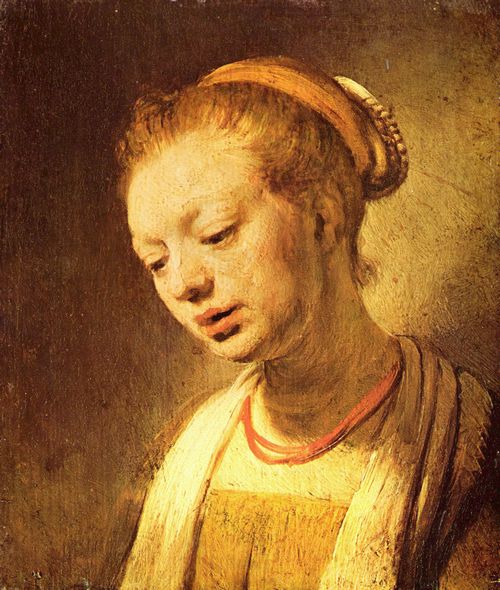 Rembrandt Harmensz. van Rijn: Portrt eines jungen Mdchens