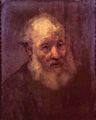 Rembrandt Harmensz. van Rijn: Kopf eines alten Mannes