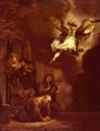 Rembrandt Harmensz. van Rijn: Der Engel verlt die Familie des Tobias