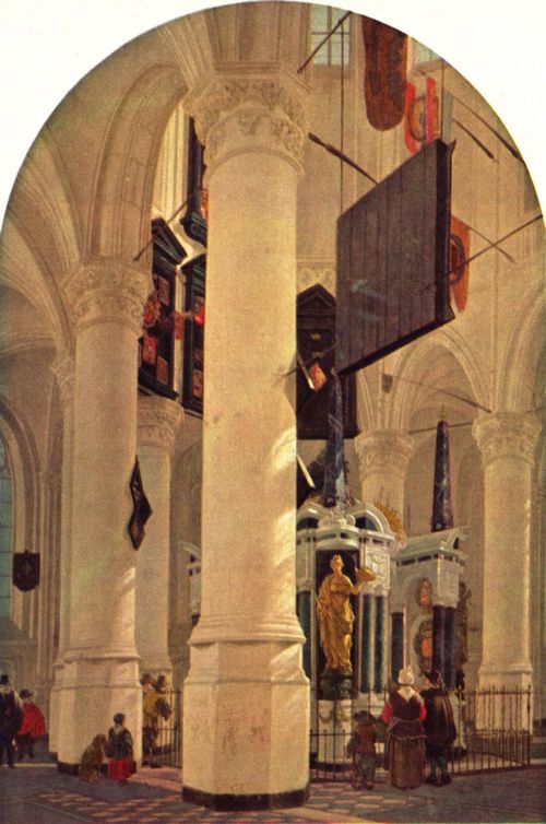 Houckgeest, Gerard: Inneres der Neuen Kirche in Delft