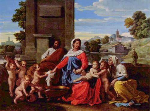 Poussin, Nicolas: Die Heilige Familie