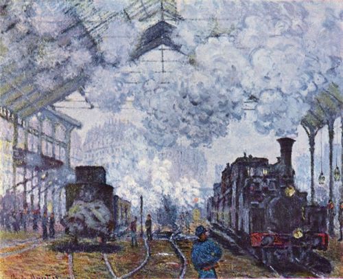 Monet, Claude: Bahnhof Saint Lazare in Paris, Ankunft eines Zuges