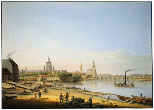 Hammer, Christian Gottlob: Dresden, Ansicht von Osten