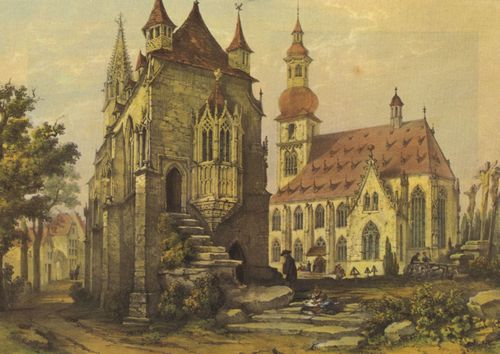 Barnard, George: Kiedrich (Rheingau), Michaelskapelle und Pfarrkirche