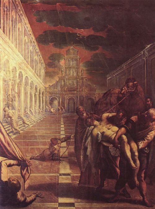 Tintoretto, Jacopo: Bergung des Leichnams des Hl. Markus