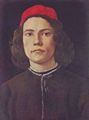 Botticelli, Sandro: Portrt eines jungen Mannes