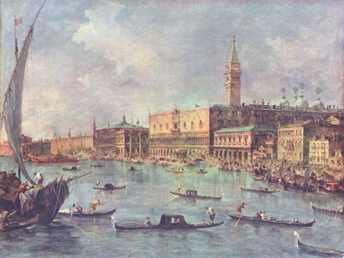 Guardi, Francesco: Dogenpalast in Venedig