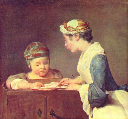 Chardin, Jean-Baptiste Simon: Die junge Lehrerin