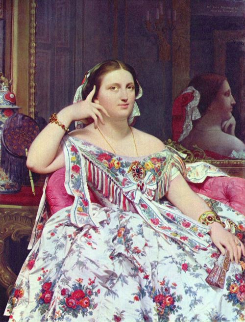 Ingres, Jean Auguste Dominique: Porträt der Madame Moitessier sitzend