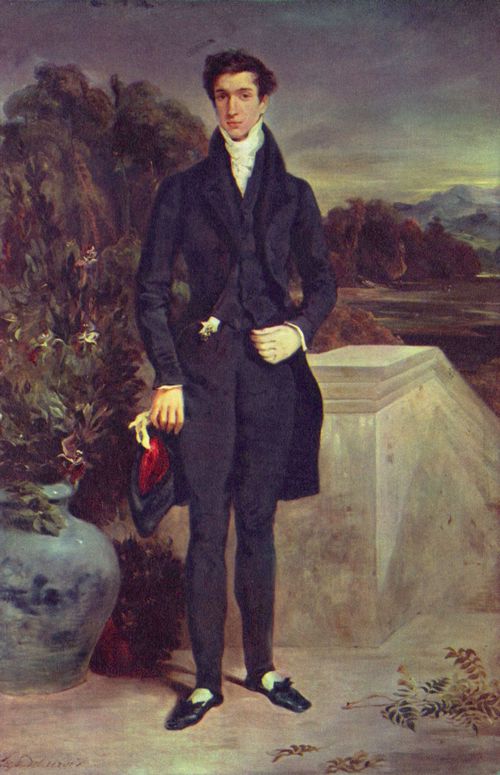 Delacroix, Eugne Ferdinand Victor: Portrt des Baron Schwiter