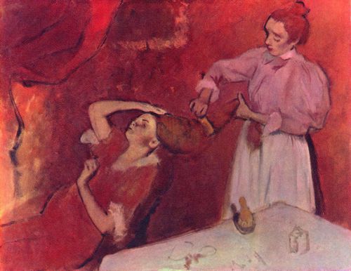 Degas, Edgar Germain Hilaire: Beim Haarkmmen