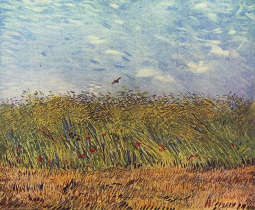 Gogh, Vincent Willem van: Getreidefeld mit Mohnblumen und Lerche