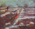 Gogh, Vincent Willem van: Schneebedeckte Felder vor Arles