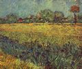 Gogh, Vincent Willem van: Blick auf Arles mit Schwertlilien