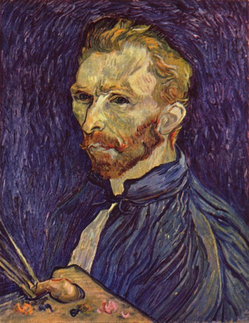 Gogh, Vincent Willem van: Selbstbildnis mit Palette