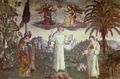 Pinturicchio: Hl. Bernhardin und zwei Heilige, Detail