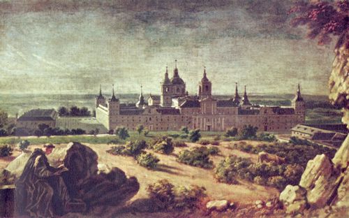 Houasse, Michel-Ange: Blick auf das Kloster Escorial