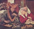Reymerswaele, Marinus Claesz. van: Der Geldwechsler und seine Frau