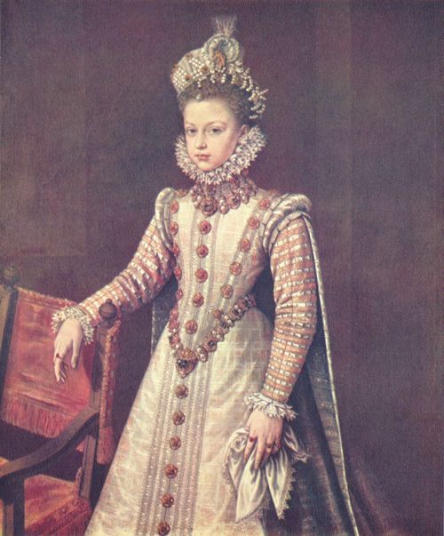 Snchez Coello, Alonso: Portrt der Infantin Isabella Klara Eugenia