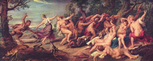 Rubens, Peter Paul: Diana und die Nymphen, von Faunen berrascht