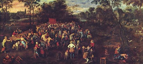 Bruegel d. ., Jan: Das Hochzeitsbankett