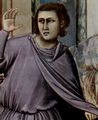 Giotto di Bondone: Fresken in der Arenakapelle in Padua, Szene: Die Vertreibung der Händler aus dem Tempel, Detail: Händler