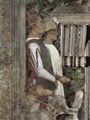 Mantegna, Andrea: Freskenzyklus in der Camera degli Sposi im Palazzo Duccale in Mantua, Szene: Wartende Diener mit Hunden