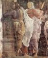 Mantegna, Andrea: Fresken »Szenen aus dem Leben des Hl. Jacobs und des Hl. Christophorus«, Szene: Maria Verkündigung, Detail
