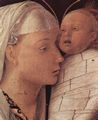 Mantegna, Andrea: Die Darbietung Christi im Tempel, Detail: Maria mit Kind