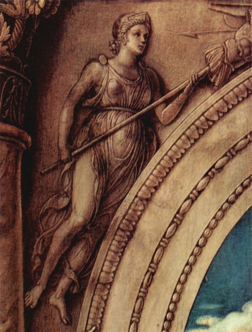Mantegna, Andrea: Der Hl. Sebastian, Detail: Architektur
