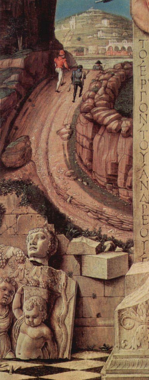 Mantegna, Andrea: Der Hl. Sebastian, Detail: Architektur