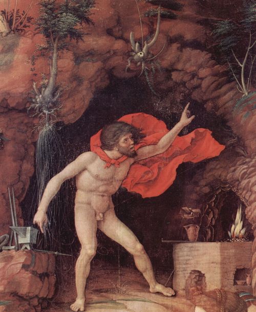 Mantegna, Andrea: Der Parnass, Detail