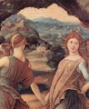 Mantegna, Andrea: Der Parnass, Detail