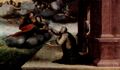 Beccafumi, Domenico: Die Hl. Katharina empfängt die Wundmale, mit Hl. Benedikt und Hl. Hieronymus, Altarretabel, Predella: Mystische Vermählung der Hl. Katharina mit Christus