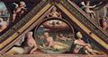 Beccafumi, Domenico: Freskenzyklus im ehemaligen Palazzo Bindi Segardi, Tondo im Gewölbezwickel: Die Sintflut