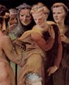 Beccafumi, Domenico: Allegorischer Freskenzyklus (Politische Tugenden) aus dem Plazzo Pubblico in Siena, Szene: Postumius Tiburzius tötet seinen Sohn, Detail