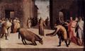 Beccafumi, Domenico: Hl. Antonius von Padua und das Eselwunder