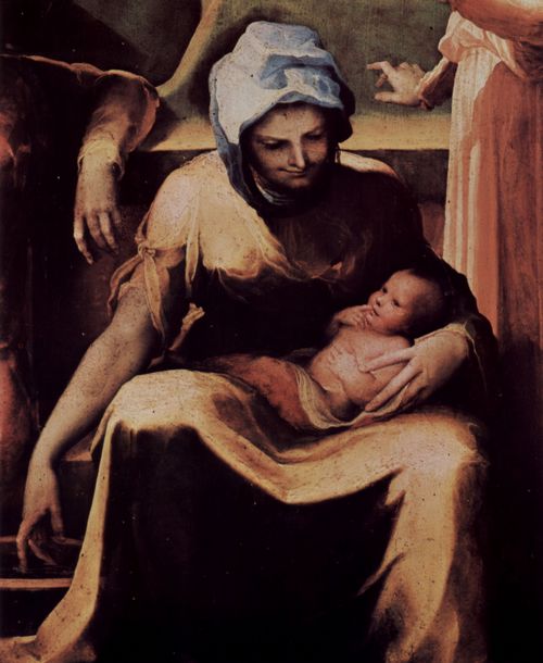 Beccafumi, Domenico: Maria Geburt, Detail