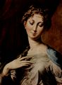 Parmigianino: Madonna mit dem langen Hals, Detail: Kopf der Madonna