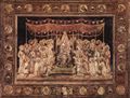 Martini, Simone: Maestà, Thronende Madonna als Stadtpatronin, umgeben von Heiligen, Fresko im Palazzo Pubblico in Siena