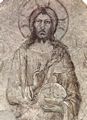 Martini, Simone: Avignon: Christus Pantokrator mit Engeln, Detail