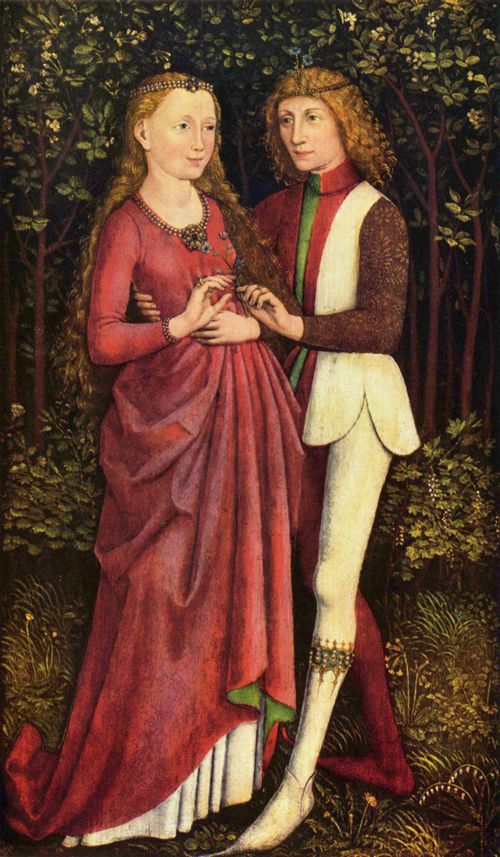 Schwbischer Meister um 1470: Brautpaar