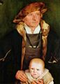 Schwäbischer Meister um 1525: Porträt eines Mannes mit Sohn