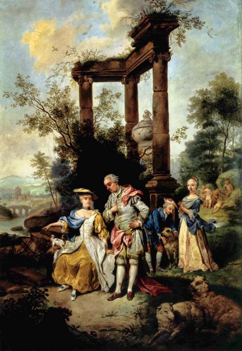 Seekatz, Johann Conrad: Die Familie Goethe in Schfertracht