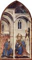 Martini, Simone: Freskenzyklus mit Szenen aus dem Leben des Hl. Martin von Tours, Kapelle in Unterkirche San Francesco in Assisi, Szene: Der meditierende Heilige