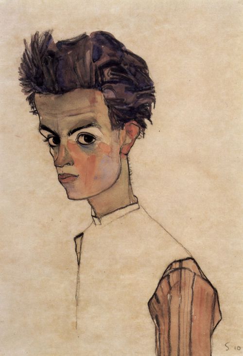 Schiele, Egon: Selbstportrt
